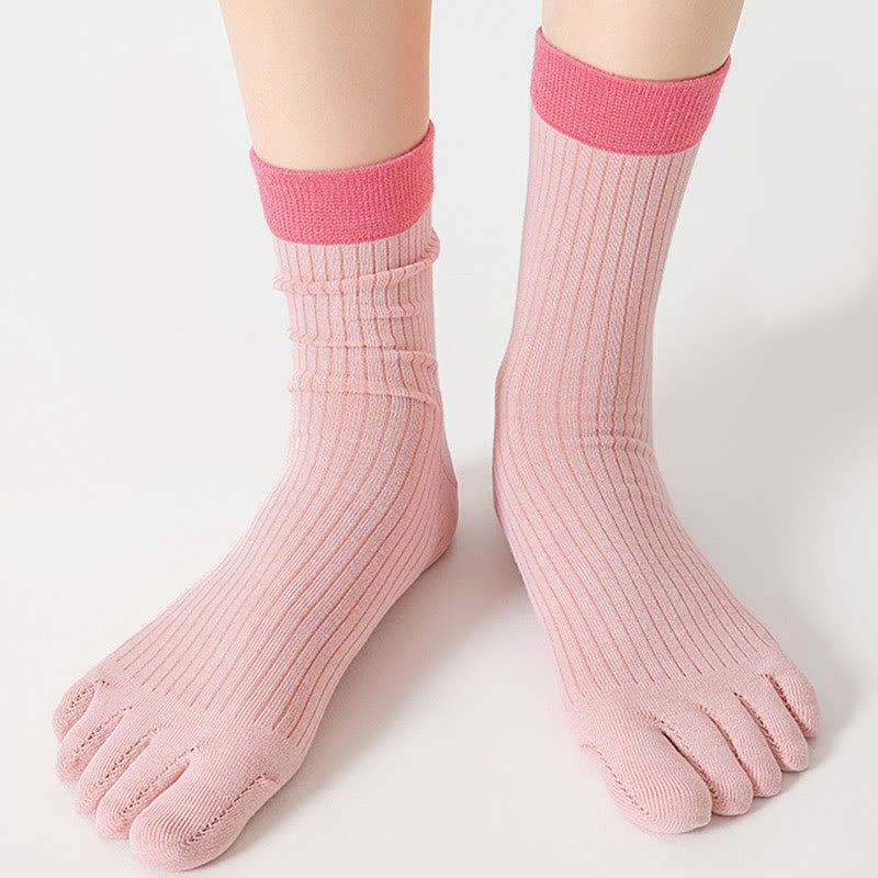 Lässige, farblich abgesetzte Socken (3 Paar) - image 6