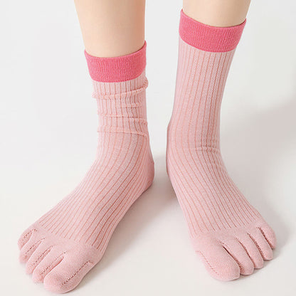 Lässige, farblich abgesetzte Socken (3 Paar) - image 6