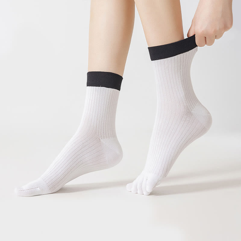 Lässige, farblich abgesetzte Socken (3 Paar) - image 10