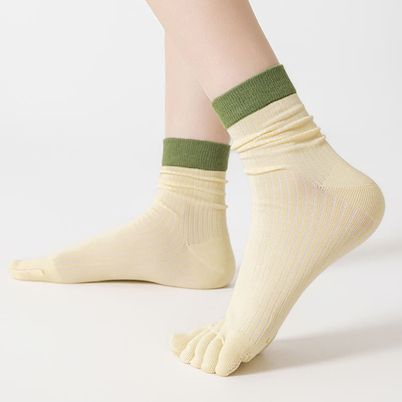 Lässige, farblich abgesetzte Socken (3 Paar) - image 2
