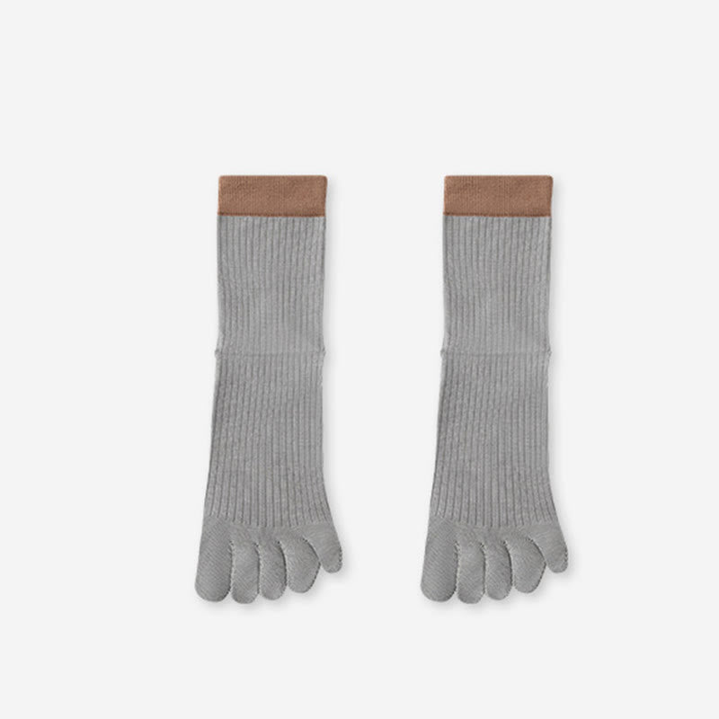 Lässige, farblich abgesetzte Socken (3 Paar) - Grau - EU36-40 (US3-7) - image 13