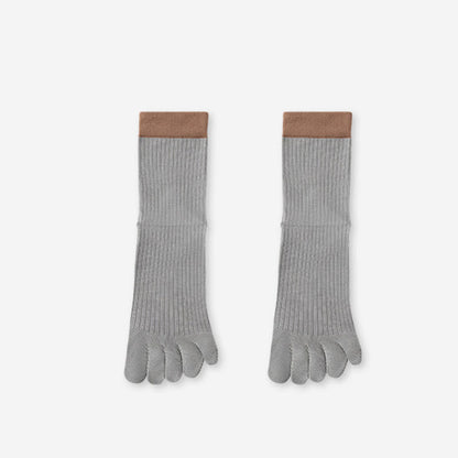 Lässige, farblich abgesetzte Socken (3 Paar) - Grau - EU36-40 (US3-7) - image 13