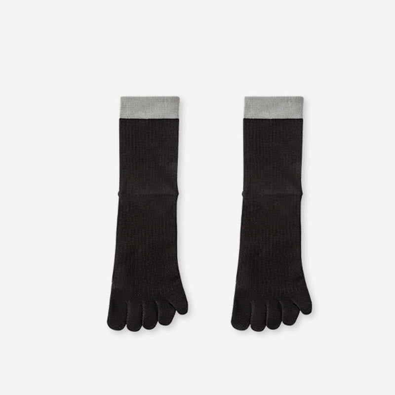 Lässige, farblich abgesetzte Socken (3 Paar) - Schwarz - EU36-40 (US3-7) - image 12