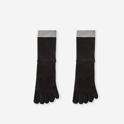 Lässige, farblich abgesetzte Socken (3 Paar) - Schwarz - EU36-40 (US3-7) - image 12