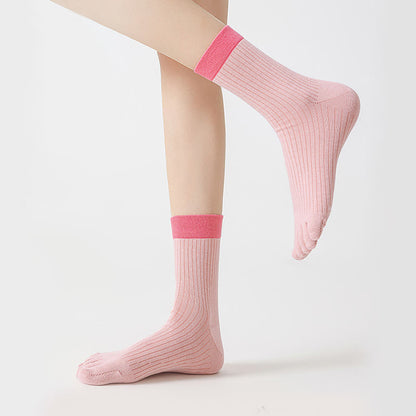Lässige, farblich abgesetzte Socken (3 Paar) - image 7