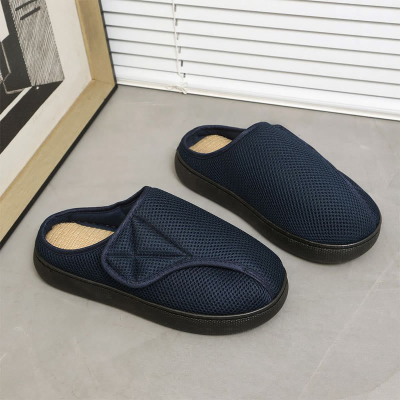 Hausschuhe in Übergröße mit atmungsaktivem Mesh-Obermaterial - Blau-A - EU47-48 (US11-12) - image 15