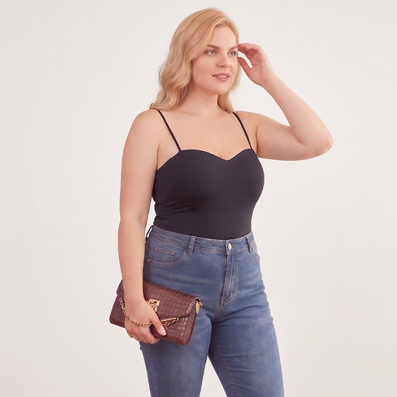Nahtloses Kühl-Tanktop in Übergröße (2-teilig) - Schwarz - 4XL - image 7