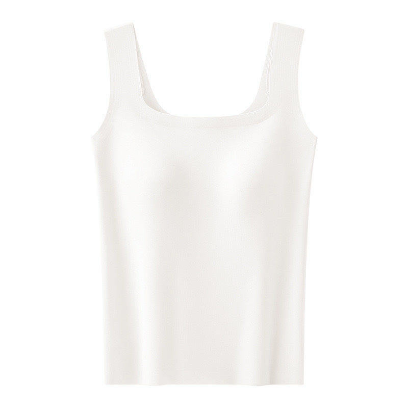 Plus Size Tanktop mit eckigem Ausschnitt und kühlender Wirkung - Weiß - XXL - image 7
