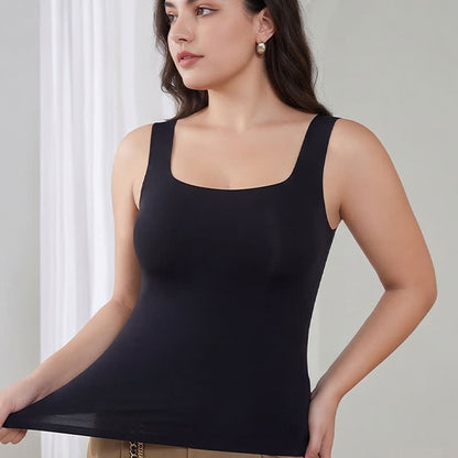 Plus Size Tanktop mit eckigem Ausschnitt und kühlender Wirkung - image 0