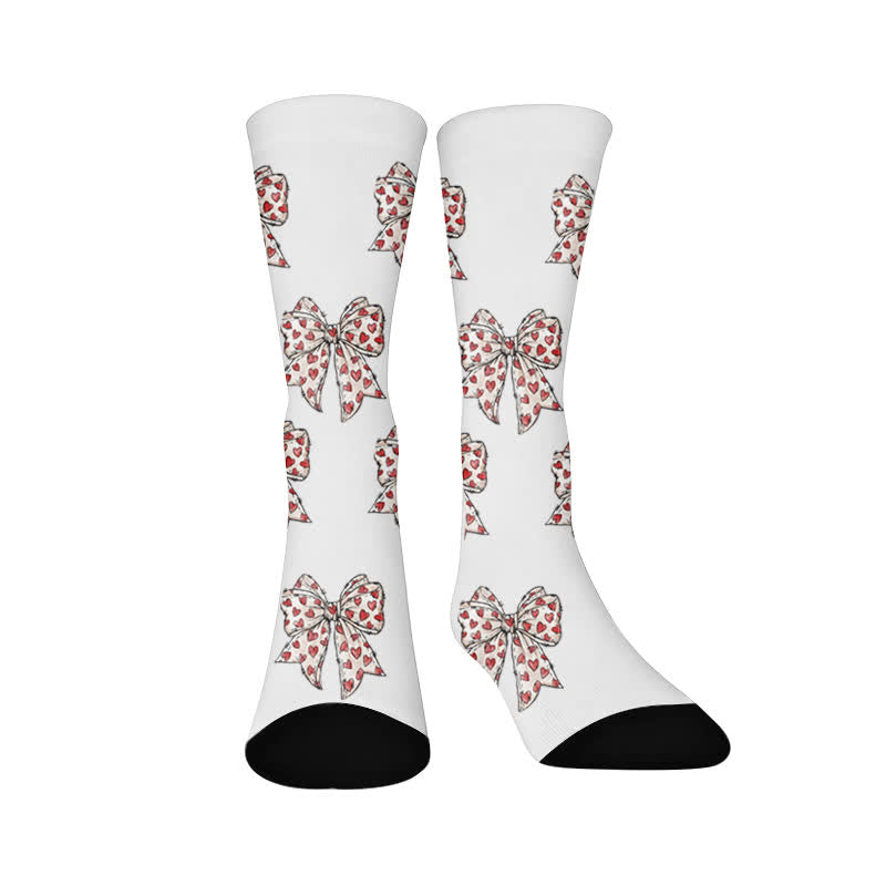 Socken mit Schleifenmotiv und Schmetterlingsmotiv - Schleife (1 Paar) - EU37-44 (US4-10) - image 7