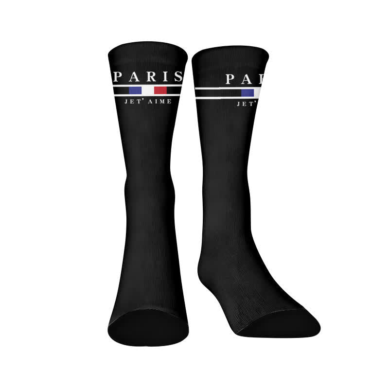 Rennstrümpfe mit Paris-Flagge - Paris (1 Paar) - EU37-44 (US4-10) - image 8