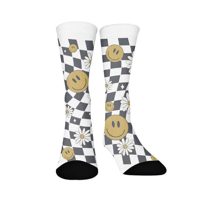 Socken mit Leopardenmuster - Lächelndes Gesicht (1 Paar) - EU37-44 (US4-10) - image 8