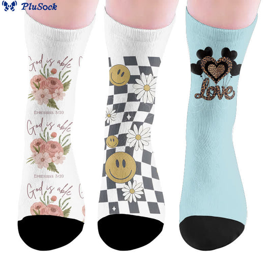 Socken mit Leopardenmuster - image 0