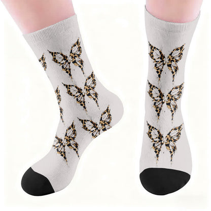 Leoparden-Schmetterlings-Herz-Socken - image 5