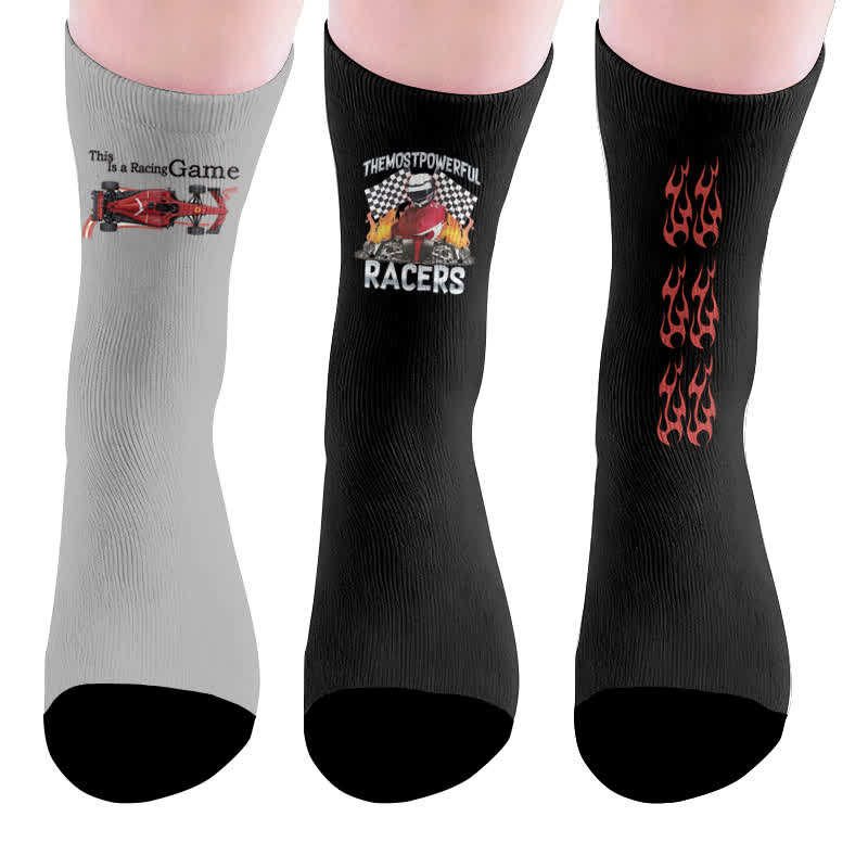 Rennflaggen-Socken - Mehrfarbig (3 Paare) - EU37-44 (US4-10) - image 10