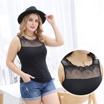 Wendbares Spitzen-Tanktop in Übergröße (2-teilig) - image 1