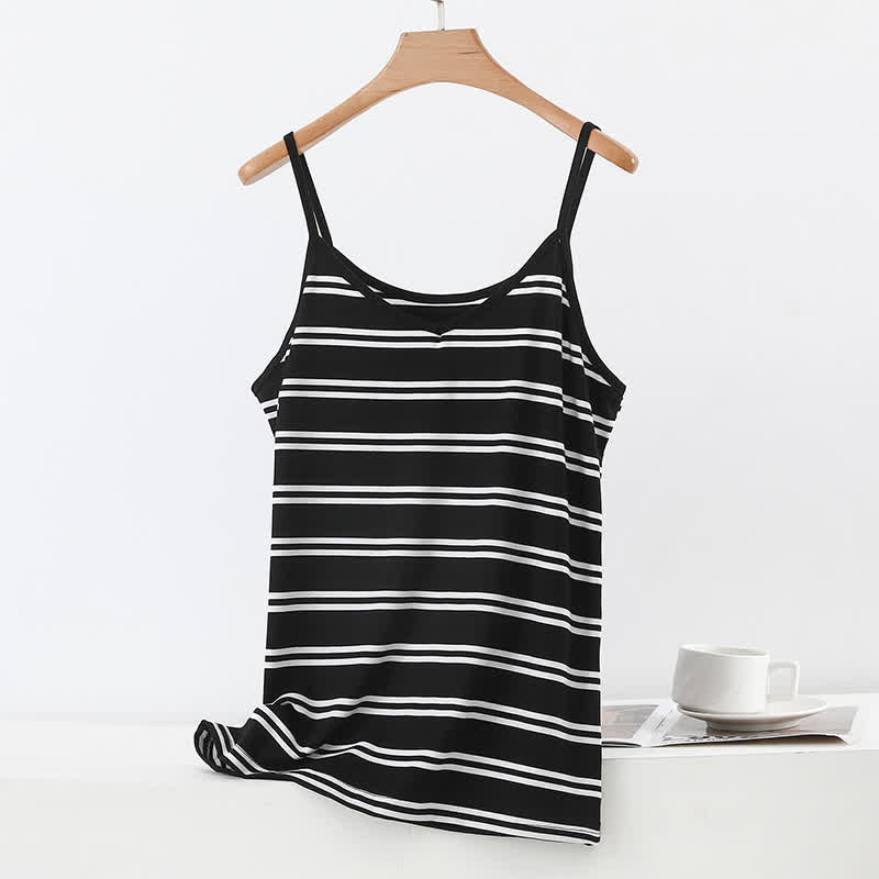 Gestreiftes Tanktop in Übergröße - D - 6XL - image 10