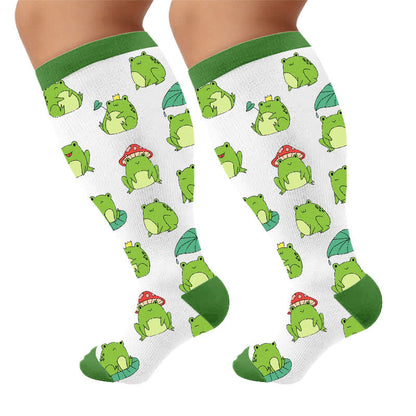 Kompressionsstrümpfe von Frog in Übergröße - Grün (1 Paar) - 4XL - image 8