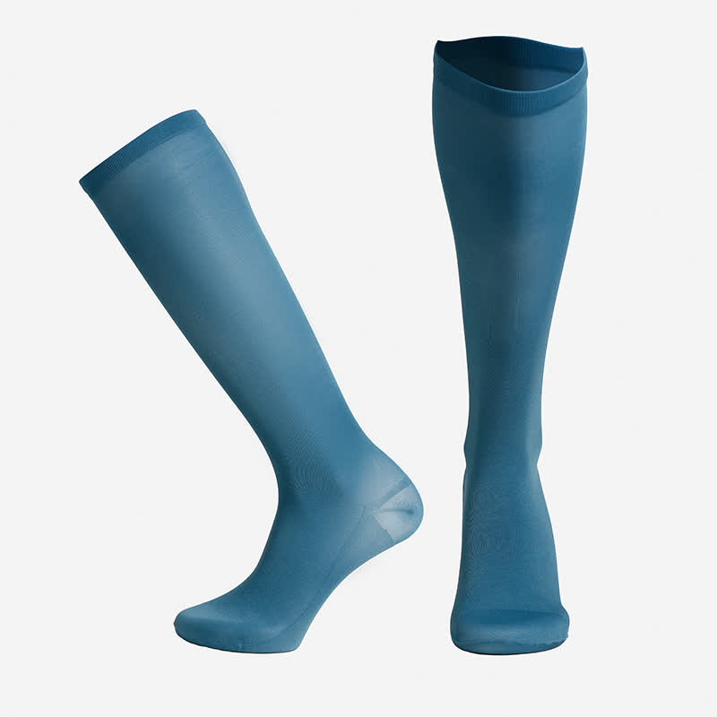 Klassische Kompressionsstrümpfe - Blau - XXL - image 6