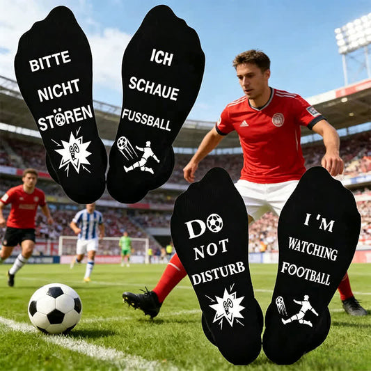 Baumwollsocken mit Fußballzitat (3 Paar) - image 0