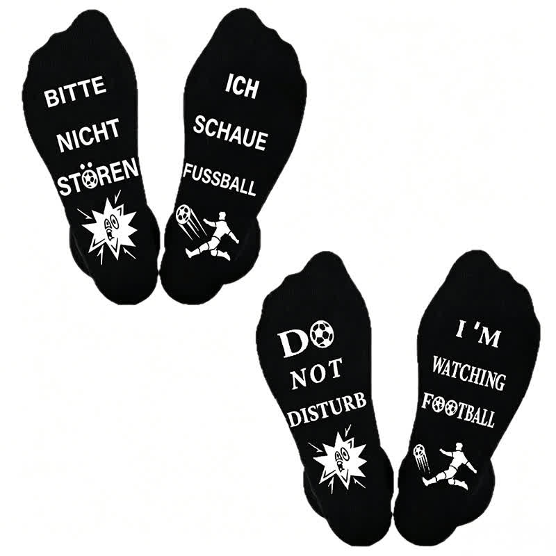 Baumwollsocken mit Fußballzitat (3 Paar) - image 1