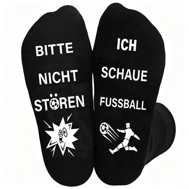 Baumwollsocken mit Fußballzitat (3 Paar) - A - EU39-46 (US6-12) - image 2
