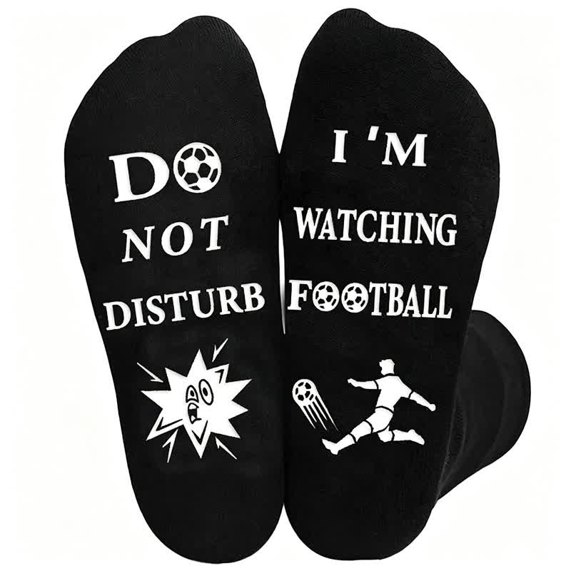 Baumwollsocken mit Fußballzitat (3 Paar) - B - EU39-46 (US6-12) - image 3