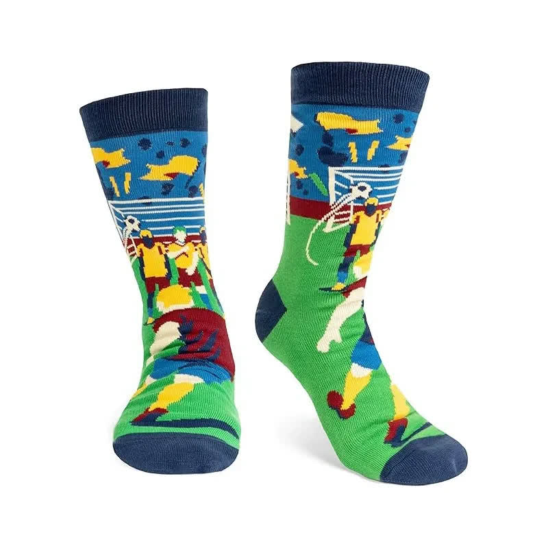 Fußball-Slogan-Socken (2 Paar) - image 3