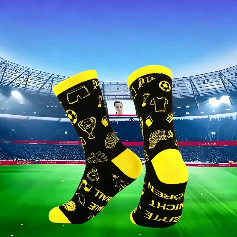 Fußball-Slogan-Socken (2 Paar) - image 6