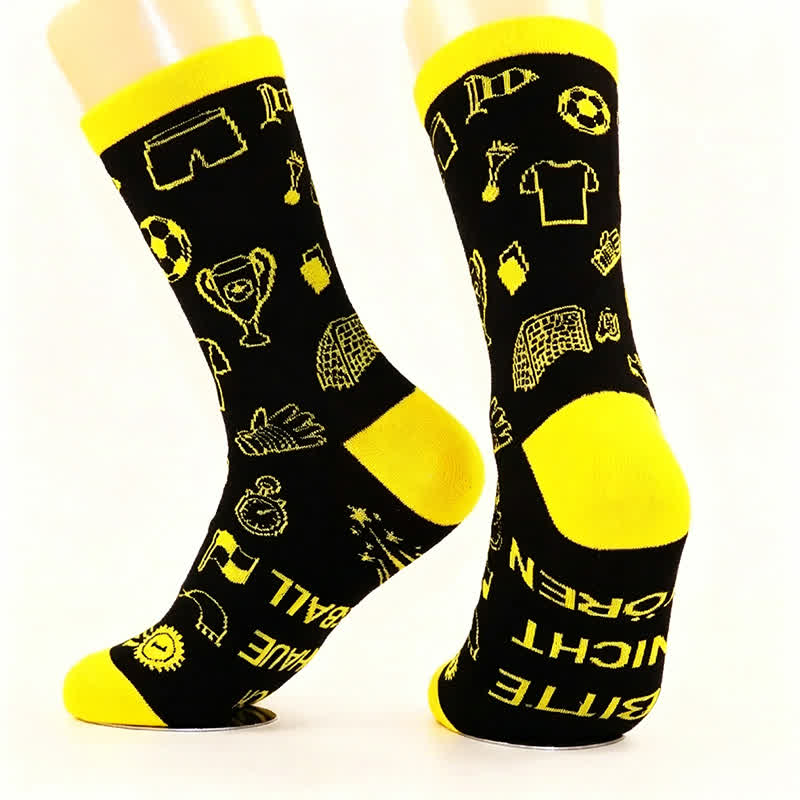 Fußball-Slogan-Socken (2 Paar) - image 7