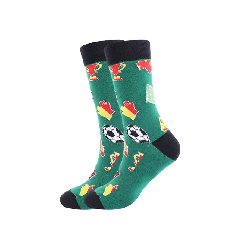 Lustige Viertelsocken mit Fußballmotiv (3 Paar) - E - EU39-43 (US6-9) - image 5