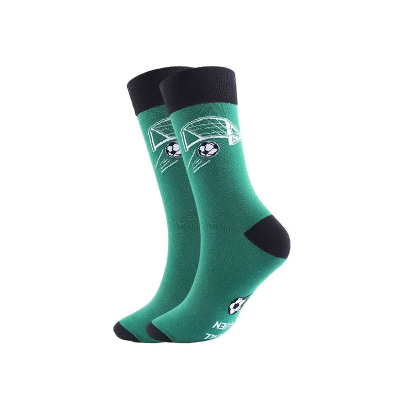 Lustige Viertelsocken mit Fußballmotiv (3 Paar) - C - EU39-43 (US6-9) - image 3