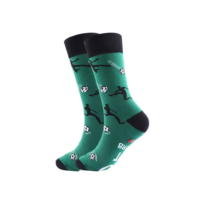 Lustige Viertelsocken mit Fußballmotiv (3 Paar) - D - EU39-43 (US6-9) - image 4