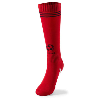 Kniehohe Fußballsocken aus Baumwolle (3 Paar) - Rot - EU37-41 (US4-7,5) - image 8