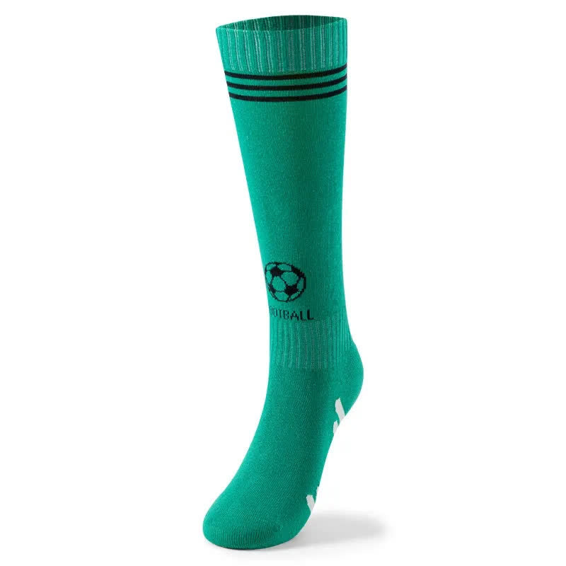 Kniehohe Fußballsocken aus Baumwolle (3 Paar) - Grün - EU37-41 (US4-7,5) - image 4