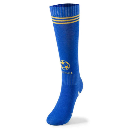 Kniehohe Fußballsocken aus Baumwolle (3 Paar) - Dunkelblau - EU37-41 (US4-7,5) - image 7