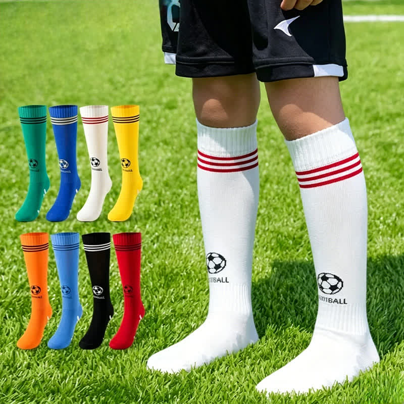 Kniehohe Fußballsocken aus Baumwolle (3 Paar) - image 0