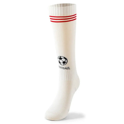 Kniehohe Fußballsocken aus Baumwolle (3 Paar) - Weiß - EU37-41 (US4-7,5) - image 3