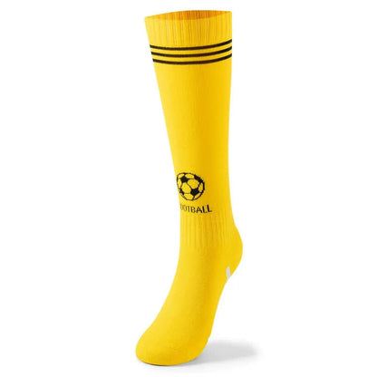Kniehohe Fußballsocken aus Baumwolle (3 Paar) - Gelb - EU37-41 (US4-7,5) - image 5