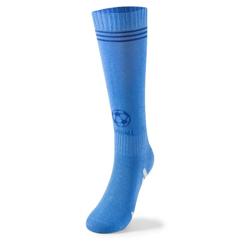 Kniehohe Fußballsocken aus Baumwolle (3 Paar) - Hellblau - EU37-41 (US4-7,5) - image 6