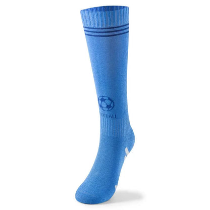 Kniehohe Fußballsocken aus Baumwolle (3 Paar) - Hellblau - EU37-41 (US4-7,5) - image 6