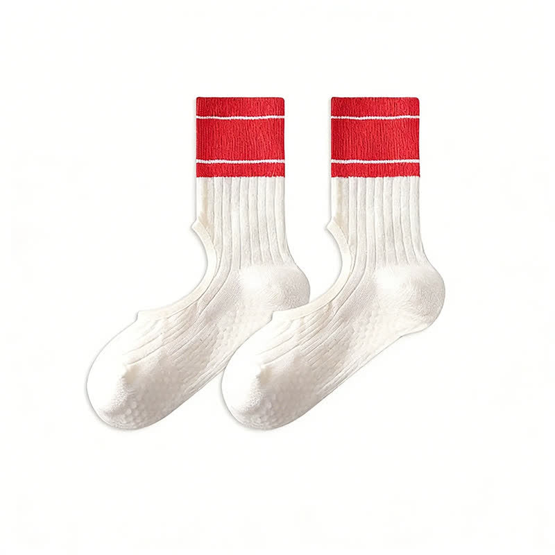 Offene Spannsocken mit Bogengriff (2 Paar) - Rot - EU35-40 (US2-7) - Ohne Band - image 15