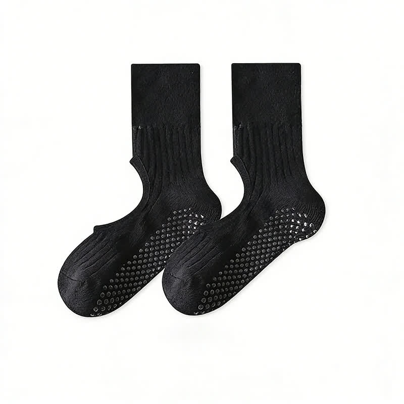 Offene Spannsocken mit Bogengriff (2 Paar) - Reines Schwarz - EU35-40 (US2-7) - Ohne Band - image 18