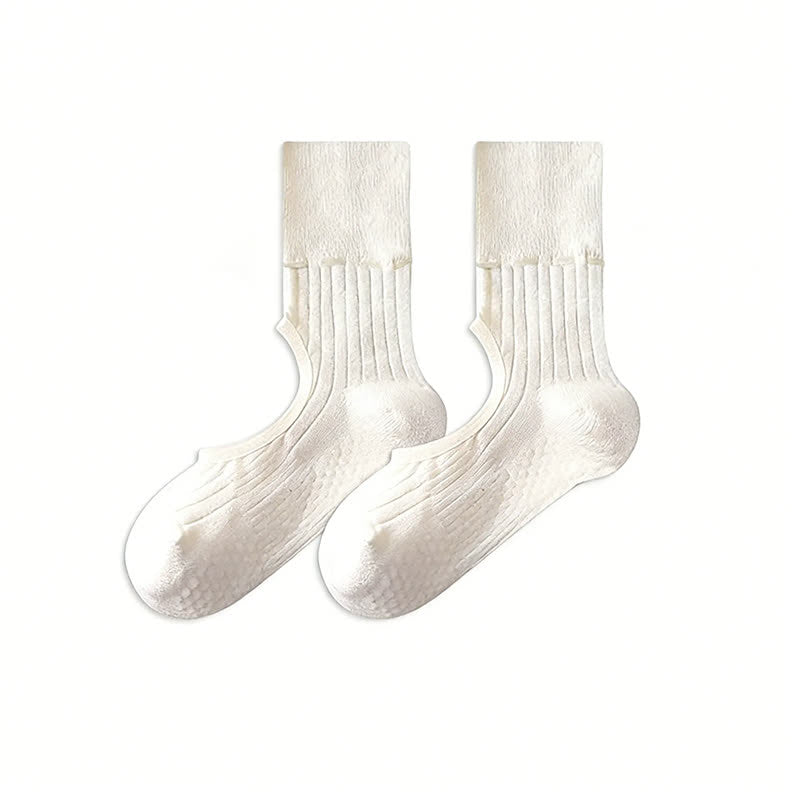 Offene Spannsocken mit Bogengriff (2 Paar) - Weiß - EU35-40 (US2-7) - Ohne Band - image 16