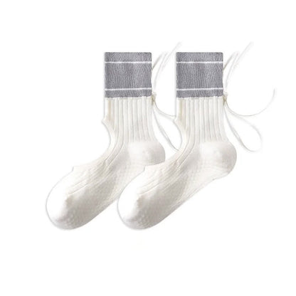 Offene Spannsocken mit Bogengriff (2 Paar) - Grau - EU35-40 (US2-7) - Mit Band - image 10
