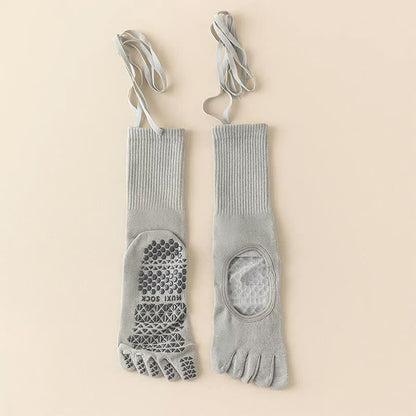 Ballett-Zehensocken mit rutschfester Spitze (2 Paar) - Grau - EU35-39 (US2-6) - image 3