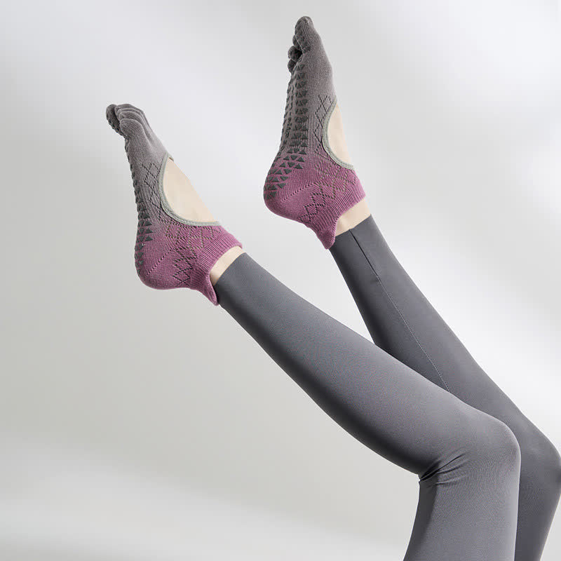 Zehenstegsocken mit Farbverlauf - Lila - EU35-40 (US2-7) - image 4