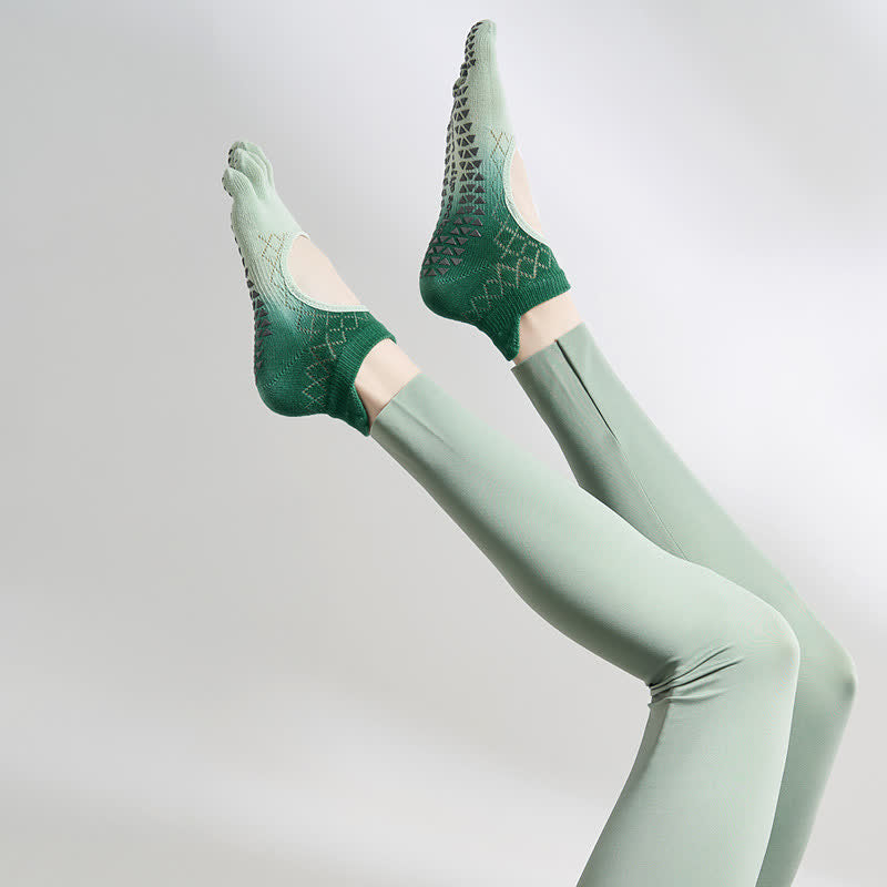Zehenstegsocken mit Farbverlauf - Grün - EU35-40 (US2-7) - image 8
