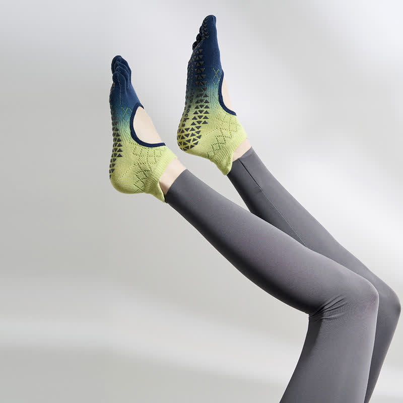 Zehenstegsocken mit Farbverlauf - Blau - EU35-40 (US2-7) - image 7
