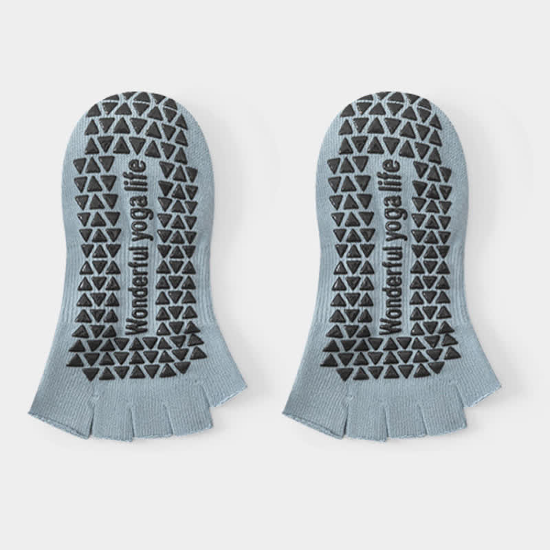 Niedrig geschnittene Zehensocken mit Grip (2 Paar) - Blau - EU35-40 (US2-7) - image 8